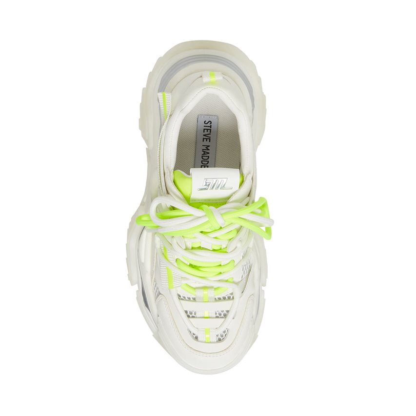 Zapatillas Steve Madden Power Mujer Blancas | ES AX3190